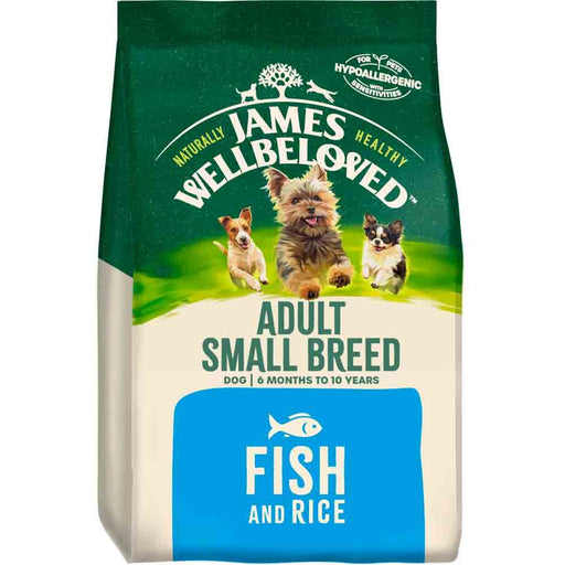 James Wellbeloved Adult Small Breed Fish & Rice Dry Dog Food 7.5kg