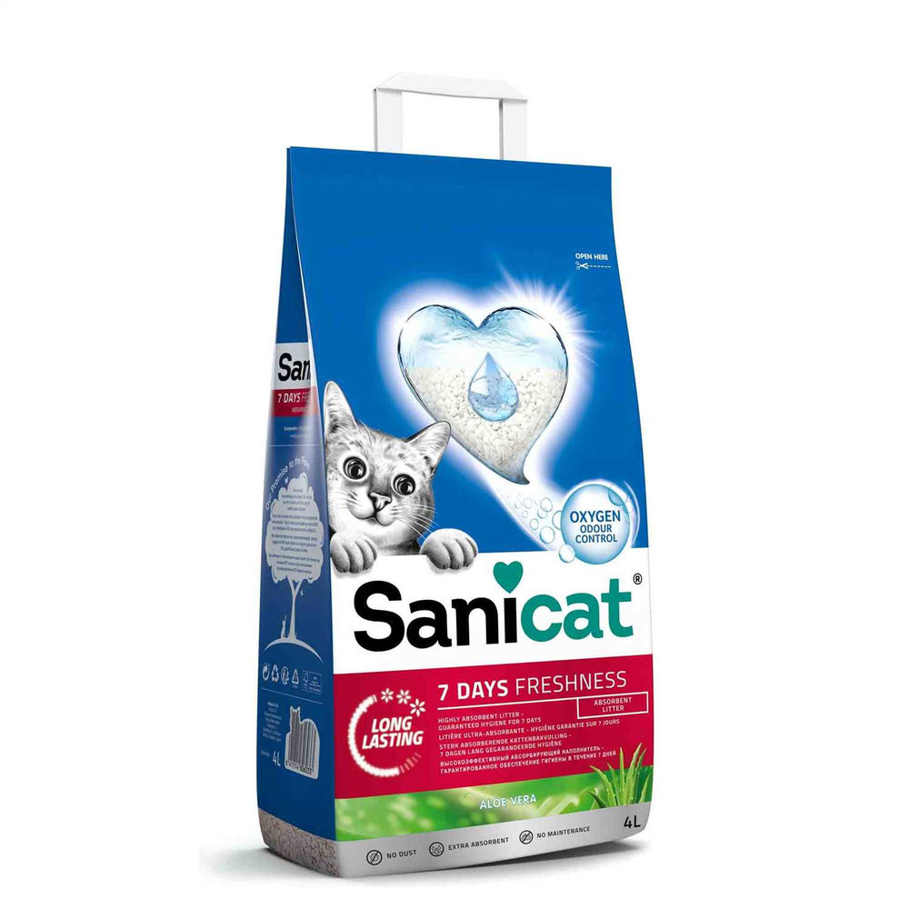 Sanicat 7 Days Freshness Aloe Vera Cat Litter 4L