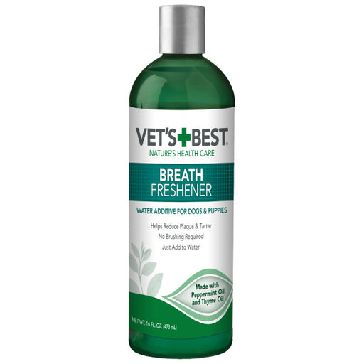 Vet's Best Breath Freshener Water Additive for Dogs & Puppies 473ml