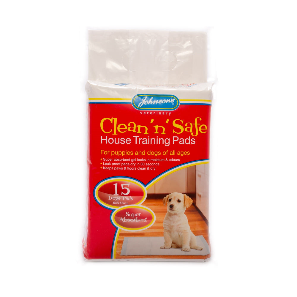 Johnsons Clean Safe Safe House Training for Puppies & Dogs Pads