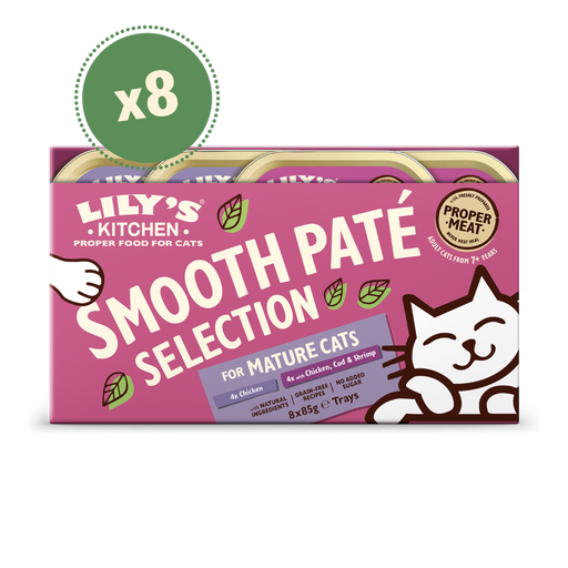 Lily's Kitchen Mature Paté Selection Wet Cat Food Multipack 8 x 85g