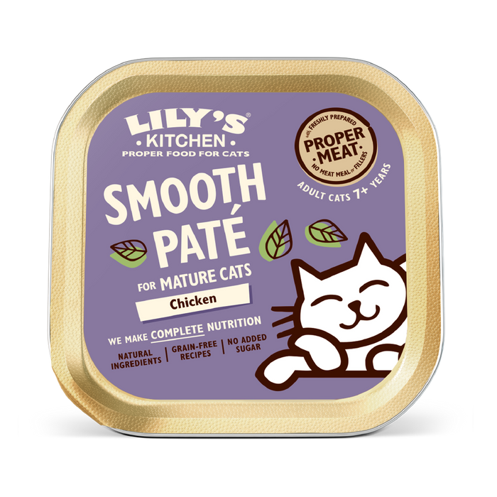 Lily's Kitchen Mature Chicken Paté Wet Cat Food