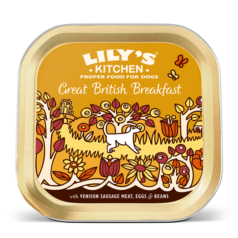 Lily's Kitchen Great British Breakfast Venison Sausage Wet Dog Food