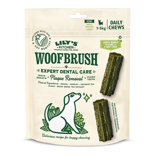 Lily's Kitchen Mini Woofbrush Dental Chew (multipack) 10 x 13g