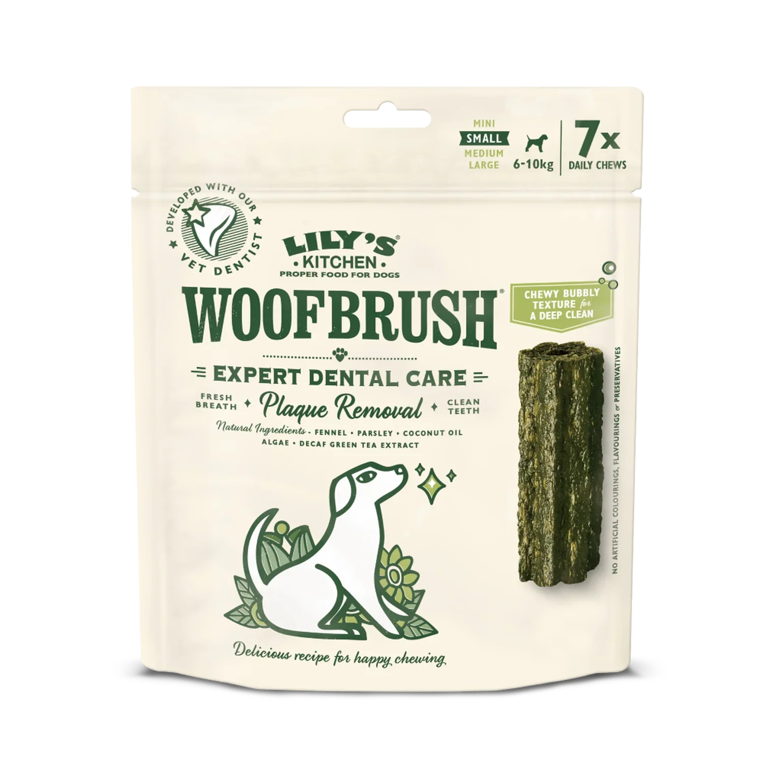 Lily's Kitchen Small Woofbrush Dental Chew (multipack) 7 x 22g