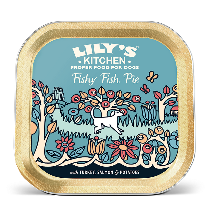 Lily's Kitchen Grain Free Fishy Fish Pie with Peas Wet Dog Food