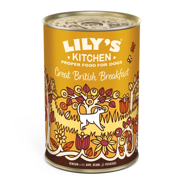 Lilys Kitchen Great British Breakfast Venison with Ham, Beans & Potatoes 400g