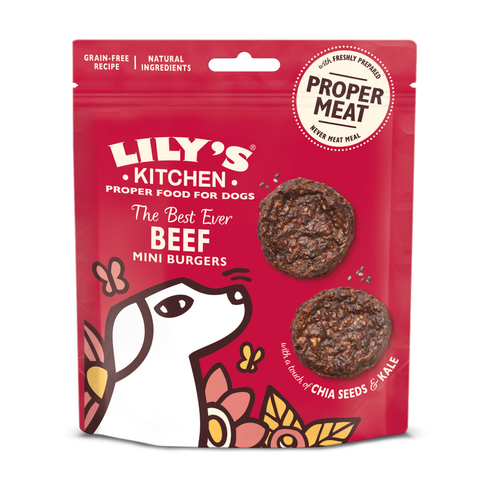 Lily's Kitchen The Best Ever Beef Mini Burgers Dog Treats