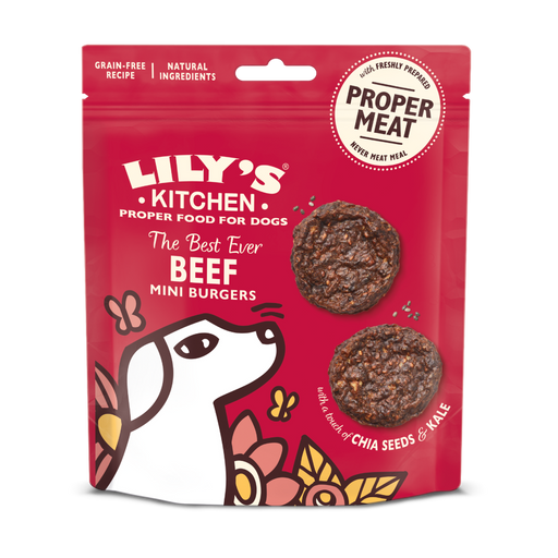 Lily's Kitchen The Best Ever Beef Mini Burgers Dog Treats