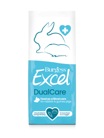Burgess Excel Dual Care Recovering Rabbits & Guinea Pigs Food 10 x 60g