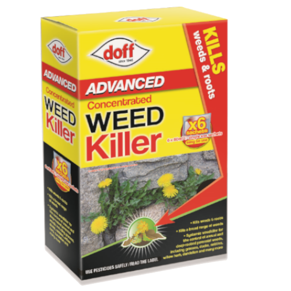 Doff Advanced Concentrated Weedkiller 6 Sachets