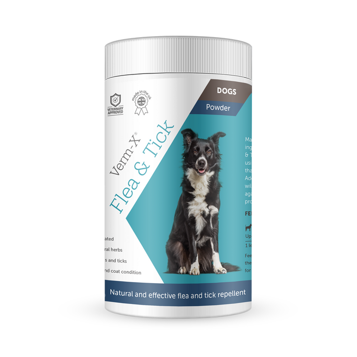 Verm-X Flea & Tick Powder for Dogs 70g