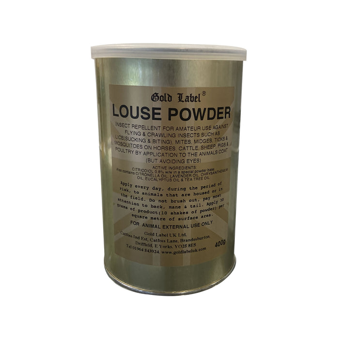 Gold Label Louse Powder Equine Supplements 400g