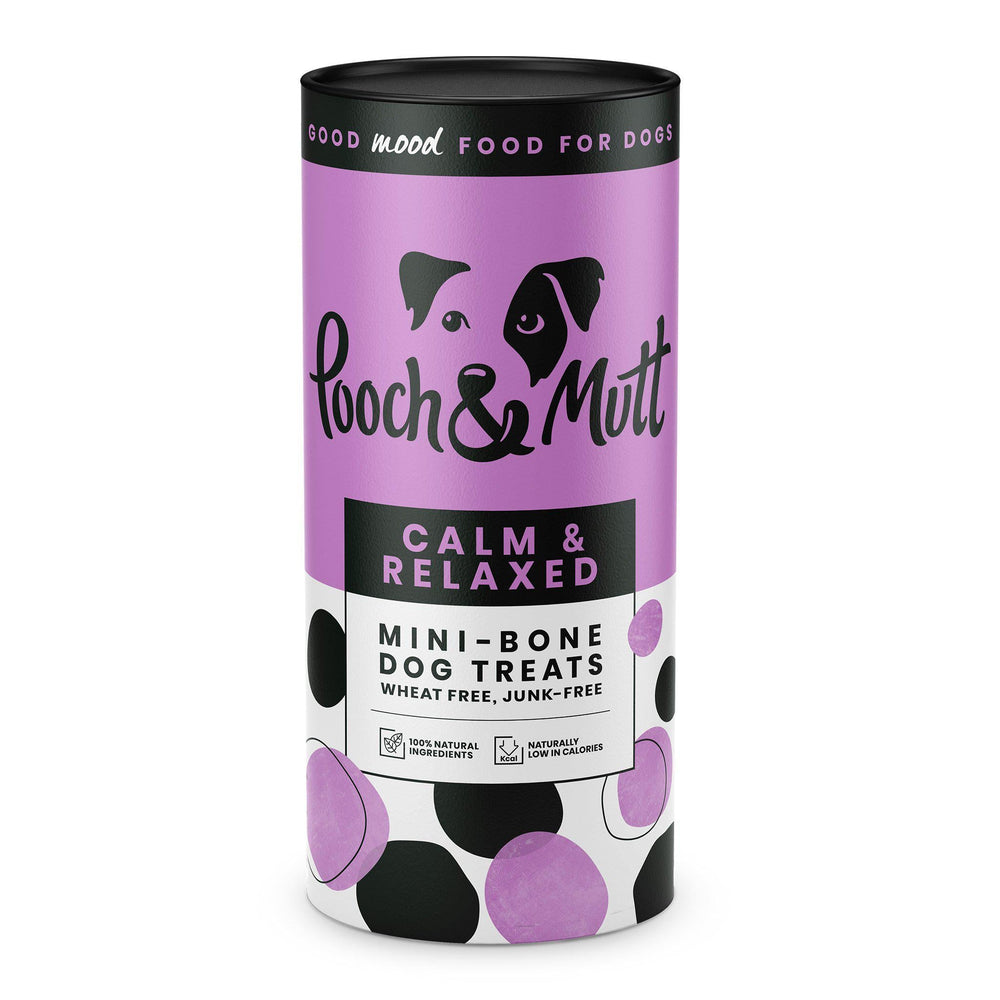 Pooch & Mutt Calm & Relaxed Mini Bone Dog Treats 125g