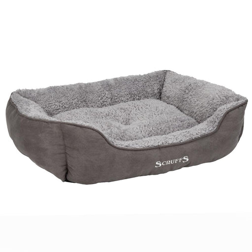 Scruffs Cosy Soft Walled Dog Bed Grey Medium (60 x 50cm)