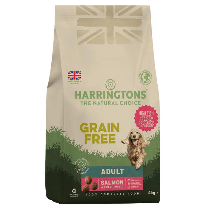 Harringtons Grain Free Salmon & Sweet Potato Adult Dry Dog Food