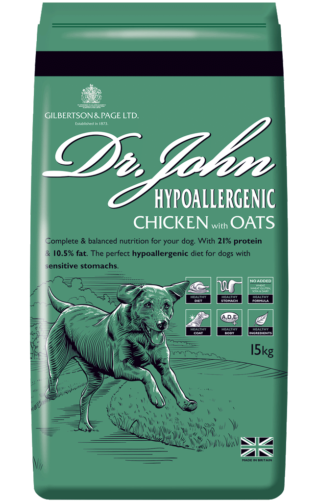 Dr John Hypoallergenic Chicken with Oats Dry Dog Food