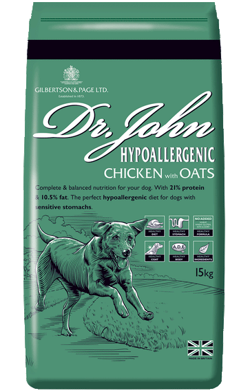 Dr John Hypoallergenic Chicken with Oats Dry Dog Food