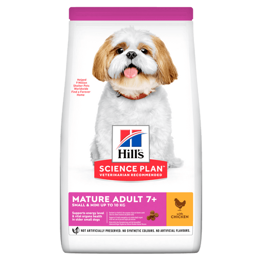 [Clearance Sale] Hill's Science Plan Mature Adult 7+ Small & Mini with Chicken Dry Dog Food 3kg