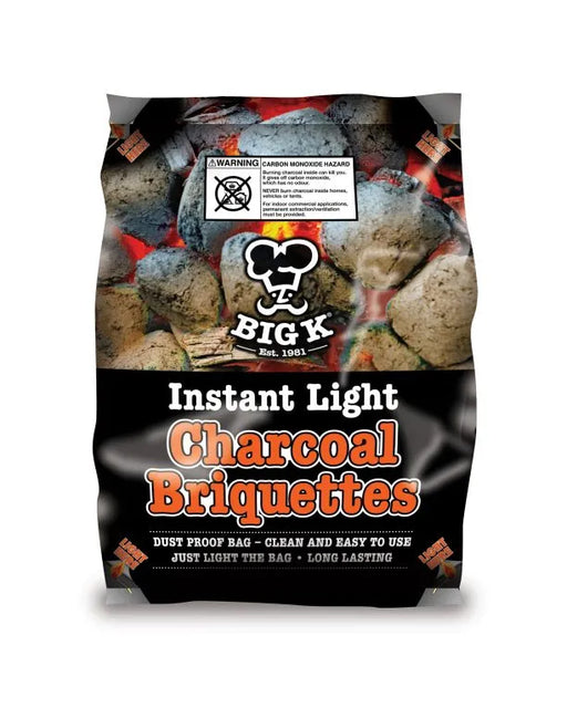 Big K Instant Light Charcoal Briquettes 1.5kg