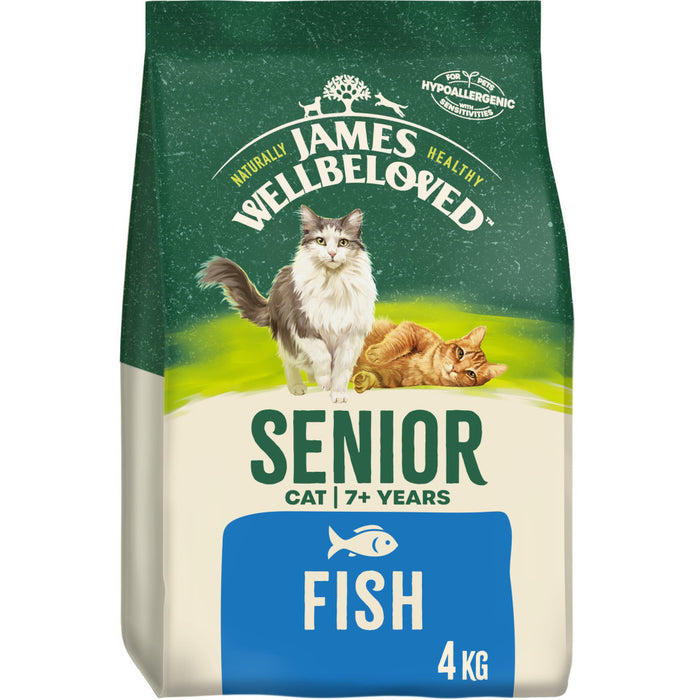 James Wellbeloved Senior Fish & Rice Dry Cat Food