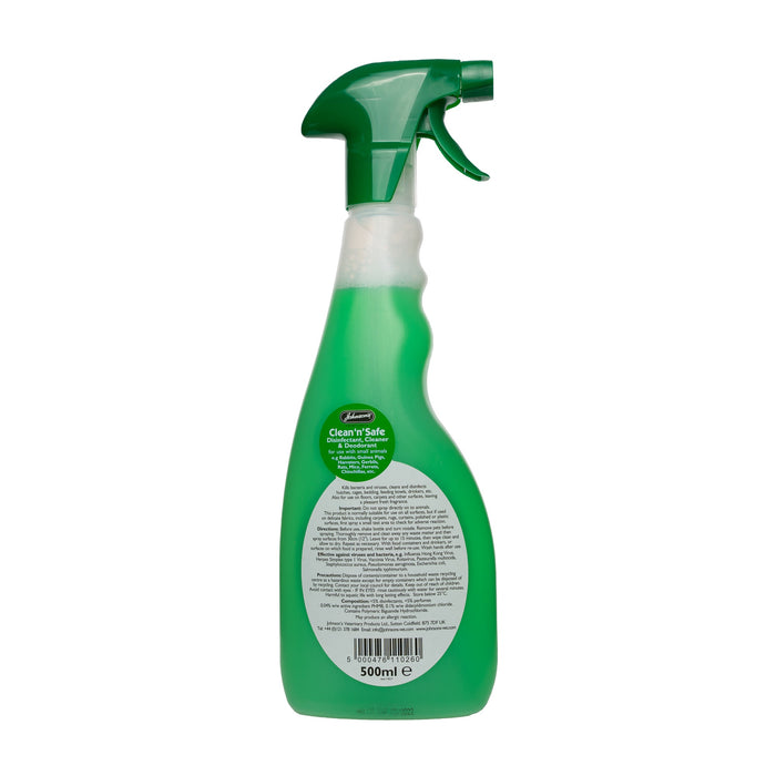Johnsons Clean & Safe for Small Animal 500ml
