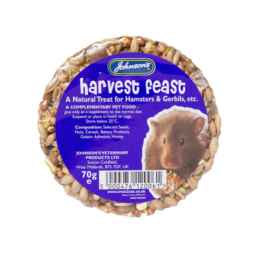 Johnsons Harvest Feast for Hamsters/Gerbils 70g
