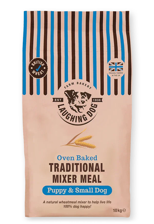 Laughing Dog Oven Baked Traditional Mixer Meal Puppy/Small Dry Dog Foo