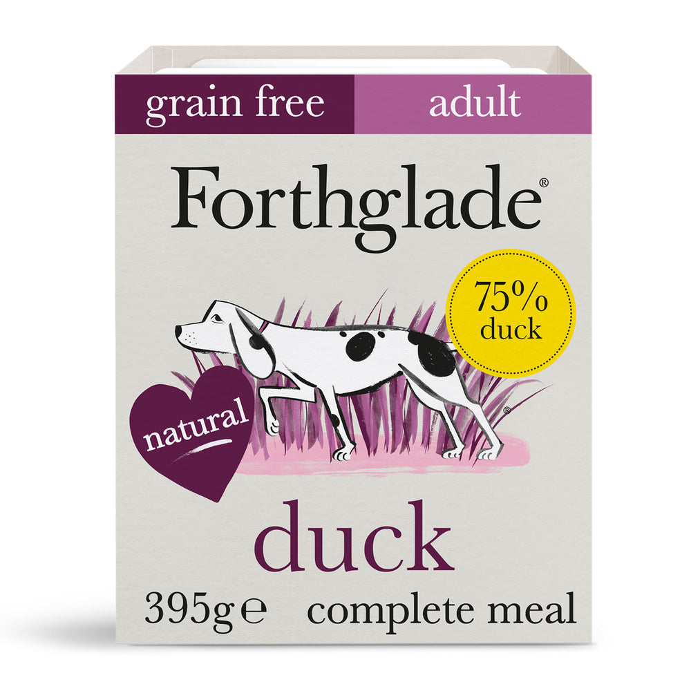 Forthglade Complete Meal Grain Free Duck with Potato & Vegetables Natural Wet Dog Food 12 x 395g