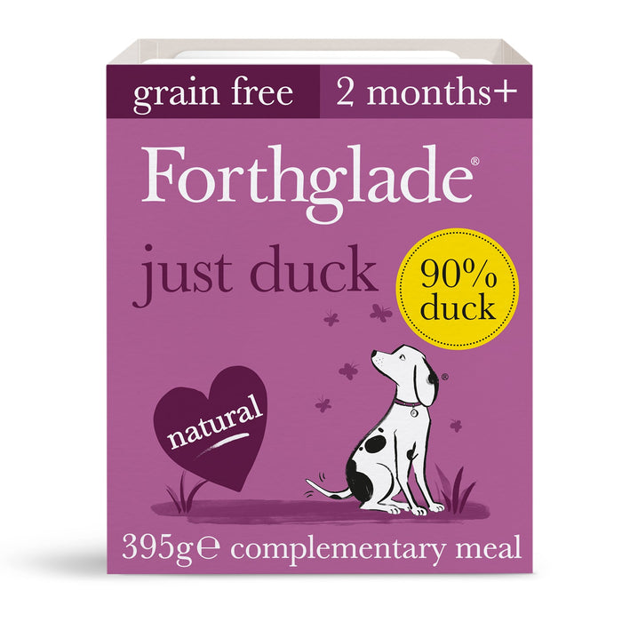 Forthglade Just Complementary Range Just Duck Natural Wet Dog Food 395g