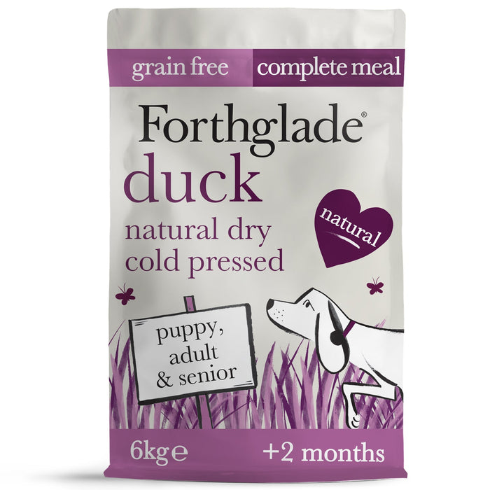 Forthglade Cold Pressed Duck Grain Free Cold Pressed Natural Dry Dog Food 6kg