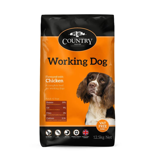 Country Values Light Work Chicken Flavour Dry Dog Food 12.5kg
