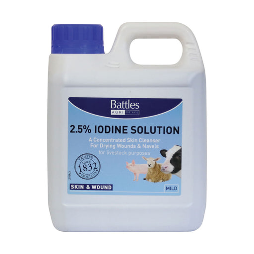 Battles 2.5% Iodine Solution 1L