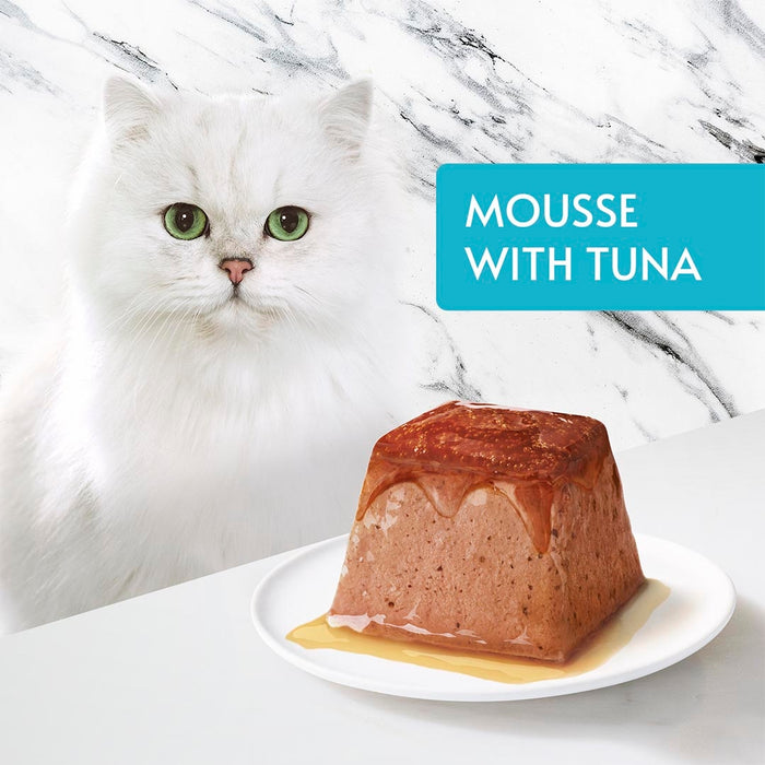 Gourmet Adult Revelations Mousse with Tuna Wet Cat Food 4 x 57g