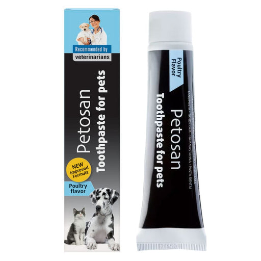 Petosan Anti-Tartar Toothpaste with Poultry Flavor for Dogs & Cats 70g