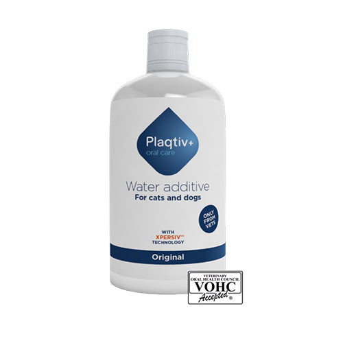 Plaqtiv+ Water Additive for Cats & Dogs 500ml