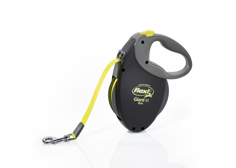 Flexi Giant M Tape 8m Dog Lead Yellow