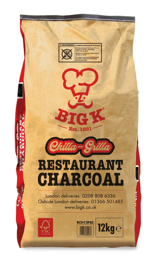 Big K Chilla-Grilla Restaurant Grade Charcoal 12kg