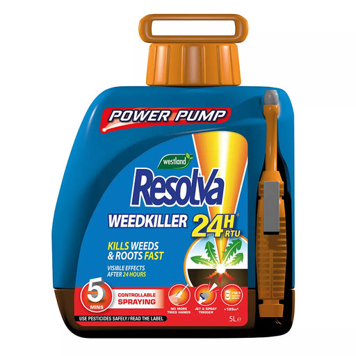 Resolva Weedkiller 24H Ready To Use Power Pump 5L