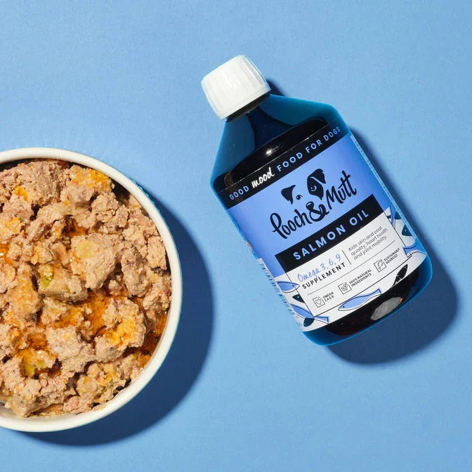 Pooch & Mutt Salmon Oil for Dogs Suplement 500ml