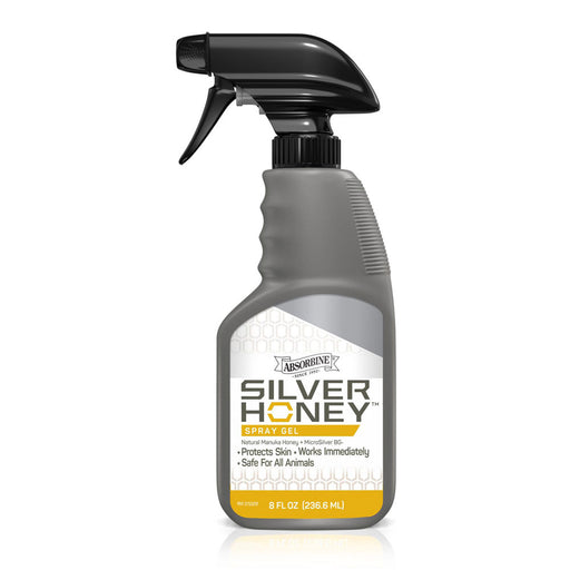 Absorbine Silver Honey Rapid Equine Wound Repair Spray Gel 236ml