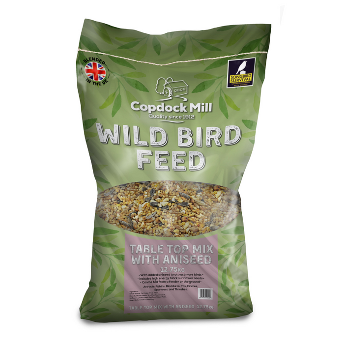 Copdock Mill Table Top Mix with Aniseed and Black Sunflower Seeds Bird Food