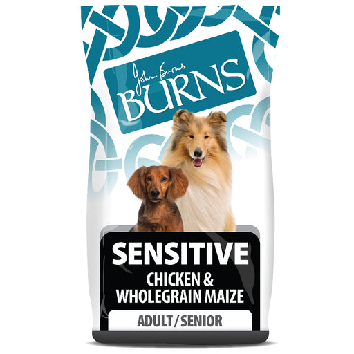 Burns Sensitive Chicken & Wholegrain Maize Dry Dog Food 2kg