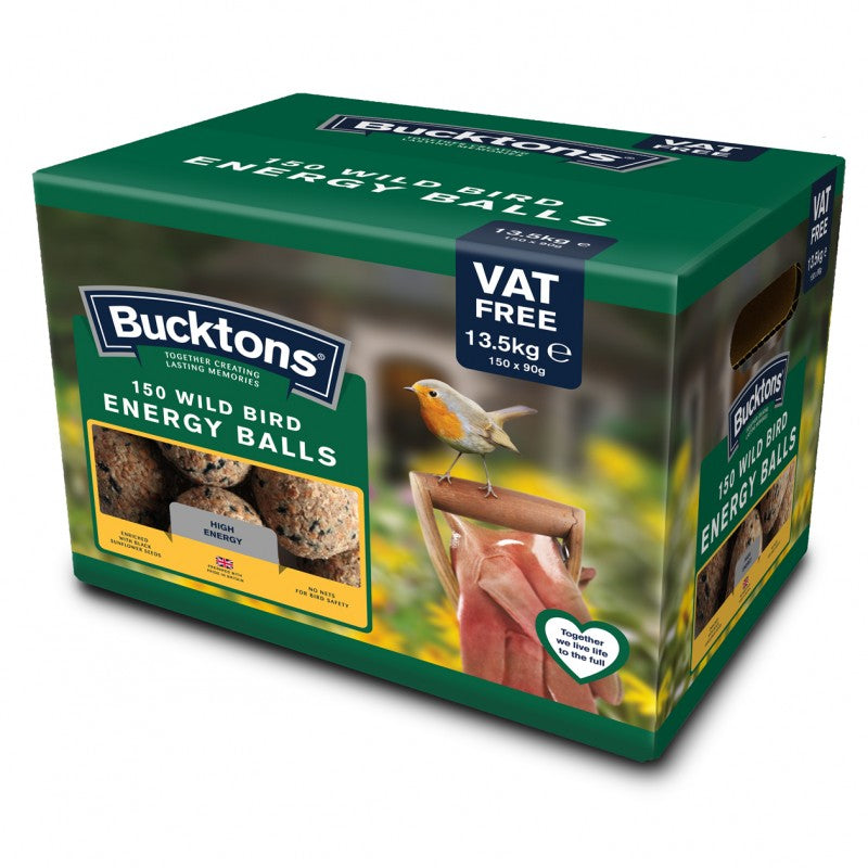Bucktons Energy Balls Bird Food 150 pack