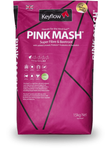 Keyflow Pink Mash Super Fibre & Beetroot Equine Food 15kg