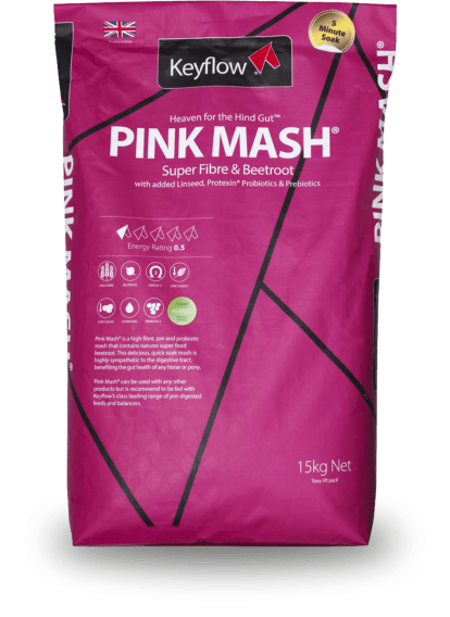Keyflow Pink Mash Super Fibre & Beetroot Equine Food 15kg