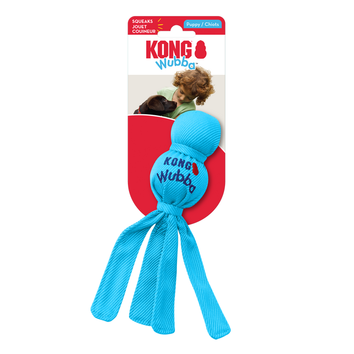 KONG Puppy Wubba Toy Small Assorted Colours