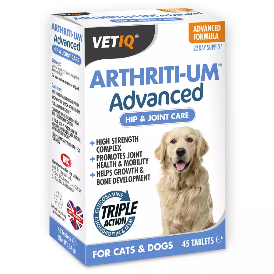 VetIQ Arthriti-UM Advanced for Cats & Dogs 45 tablets