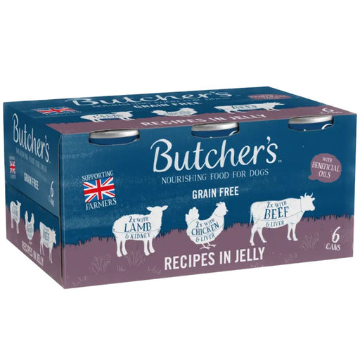 Butchers Recipes In Jelly Wet Dog Food 6 x 400g