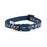 Ancol Fashion Dog Collar Blue Reflective Bones Adj